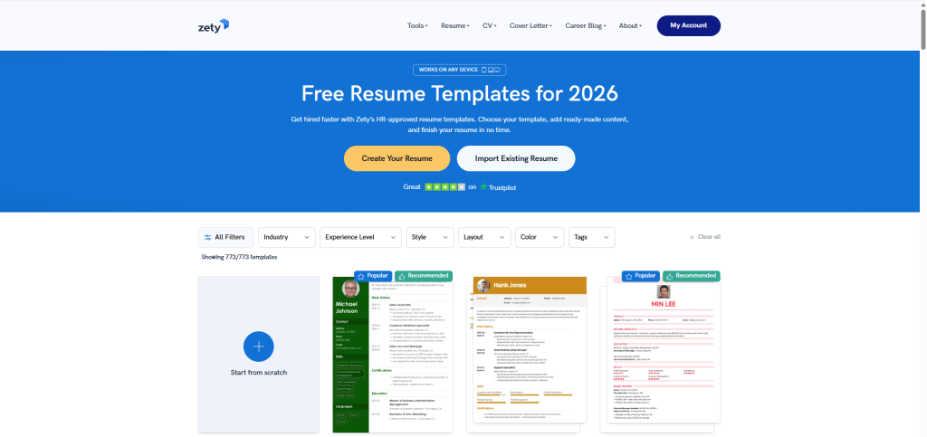 Top 6 Website Tạo CV Online Uy Tín, Miễn Phí & Chuyên Nghiệp Nhất
