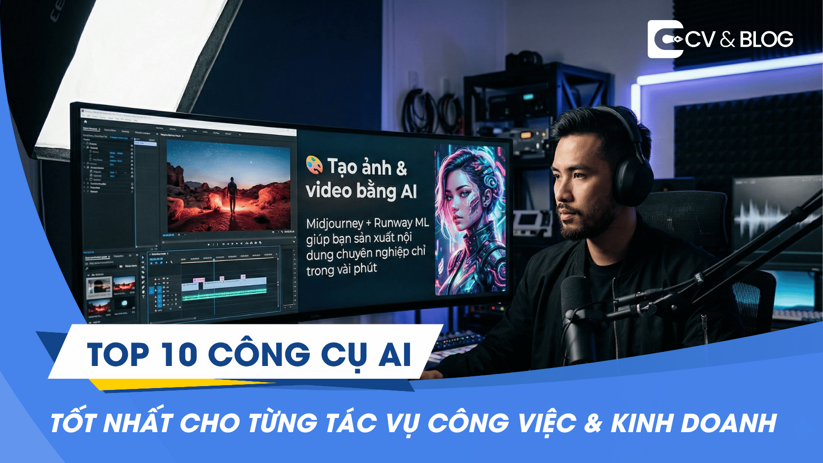 Top 10 Công Cụ AI Tốt Nhất Cho Từng Tác Vụ Công Việc & Kinh Doanh